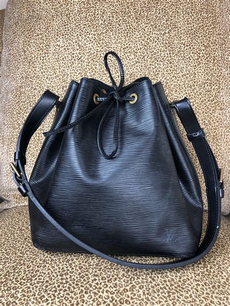 louis vuitton epi noe bucket bag black|louis vuitton bag neonoe.